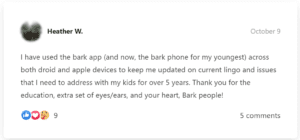 Bark App Testimonials