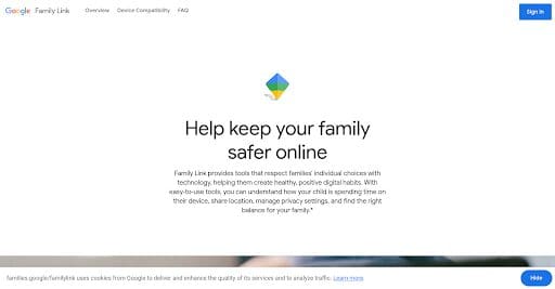 Google Family Link Features